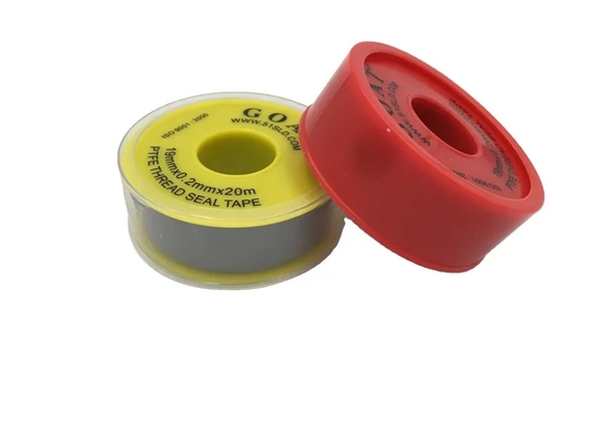 Cinta 100% de la cinta 19m m Ptfe del sello del hilo del Teflon PTFE del gris