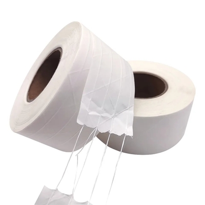 El agua mojada blanca de cinta de papel reforzada de Kraft activó la cinta que embalaba de papel engomada