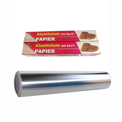 Hojas resistentes del rollo del papel de aluminio del hogar con el cortador