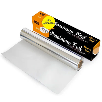 Rollo de papel del papel de aluminio de la cocina de la categoría alimenticia para cocinar