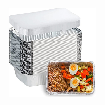 Envases disponibles de la hoja F4 83185 con la hoja de aluminio de la torta del rectángulo de las tapas 1750ml