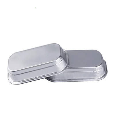 cazuela de aluminio Pan With Lid de la línea aérea del aeroplano de los envases de comida del papel de aluminio 320ml