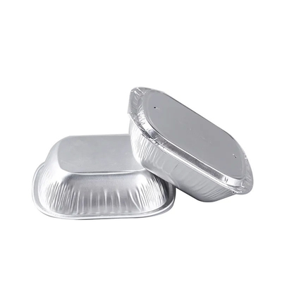 envases de abastecimiento de la comida revestida de aviones disponible de la línea aérea de los envases de comida del papel de aluminio 250ml con las tapas