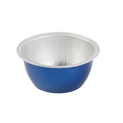 Los envases de comida disponibles del papel de aluminio 130ML plisaron la cacerola colorida del cuenco de la torta de las tazas que cocía