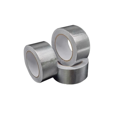 Cinta auta-adhesivo ignífuga del paño de la fibra de vidrio del aislamiento térmico de la HVAC del papel de aluminio