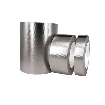 Cinta auta-adhesivo ignífuga del paño de la fibra de vidrio del aislamiento térmico de la HVAC del papel de aluminio