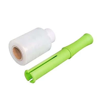 La película del abrigo del estiramiento de Mini Handheld LLDPE que gira maneja el dispensador para el abrigo de los cartones