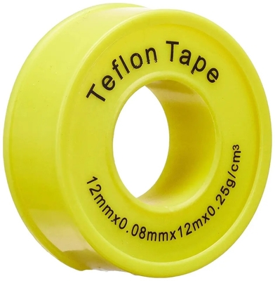 Cinta de alta densidad del sello del hilo del Teflon PTFE para el sello de la rosca de tornillo