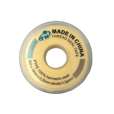 La cinta del hilo del Teflon de PTFE coloreó la cinta del sello del hilo del 100% PTFE