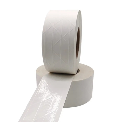 El agua mojada blanca de cinta de papel reforzada de Kraft activó la cinta que embalaba de papel engomada