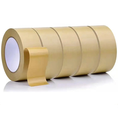 Flatback Custom Kraft Paper Tape Biodegradable Imprimible Escribible Autoadhesivo No Reforzado