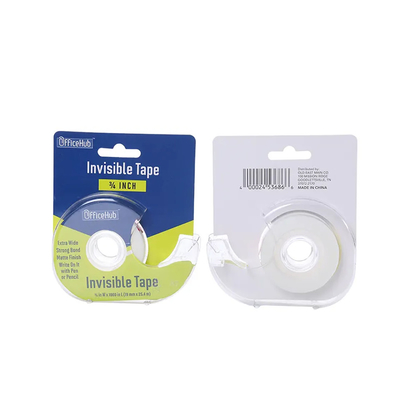 Dispensador de BOPP Crystal Clear Stationery Tape With para la escuela de la oficina