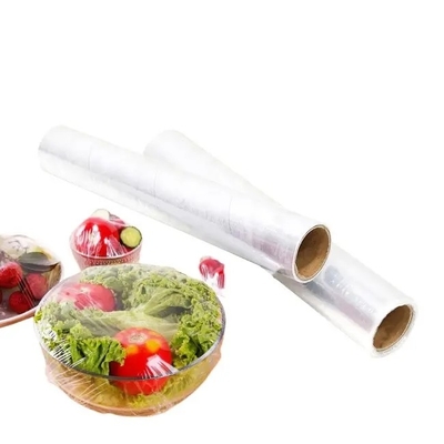 El abrigo limpio de la categoría alimenticia PE se aferra abrigo de la película para el supermercado casero