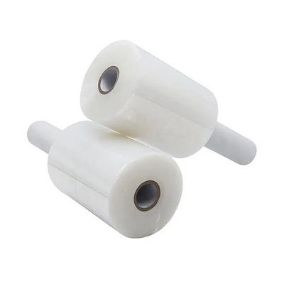 Carrete de película del abrigo del estiramiento de Mini Handheld LLDPE con el dispensador de papel ampliado de la base