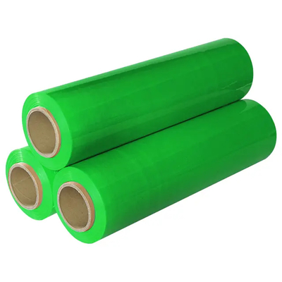 Película biodegradable industrial coloreada manual de envoltorio de estiramiento del PE para el abrigo de la plataforma