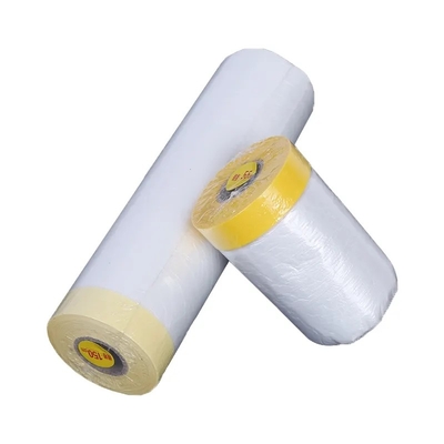 Pintura auto a prueba de polvo de papel pre grabada transparente de la película del PE que enmascara
