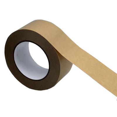 Flatback Custom Kraft Paper Tape Biodegradable Imprimible Escribible Autoadhesivo No Reforzado