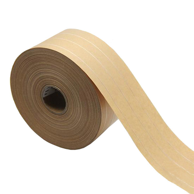 El agua activó Kraft auto-adhesivo Brown reforzado de cinta de papel Kraft Eco de cinta de papel