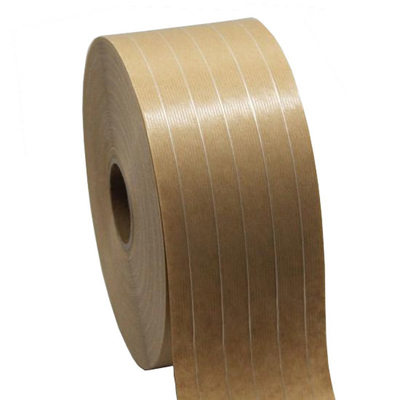 El agua activó Kraft auto-adhesivo Brown reforzado de cinta de papel Kraft Eco de cinta de papel