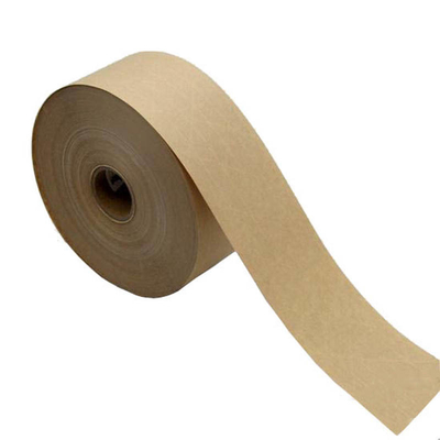 El agua de papel reforzada de la cinta del lacre de Kraft activó la cinta impresa de encargo de Kraft