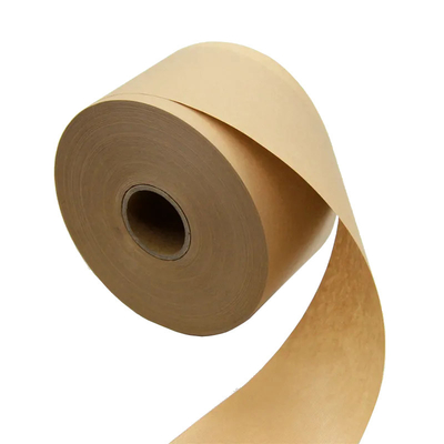 El agua mojada amistosa de cinta de papel no reforzada de Brown Kraft Eco activada engomó de cinta de papel