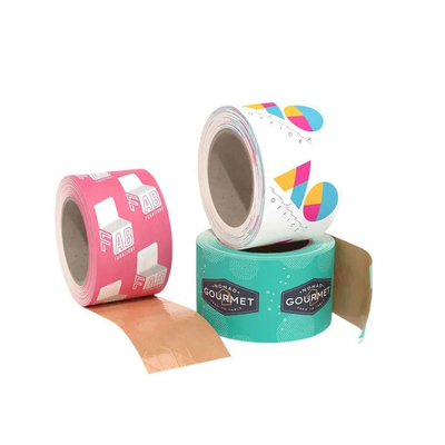Cinta autoadhesiva impresa Kraft Cinta adhesiva activada con agua