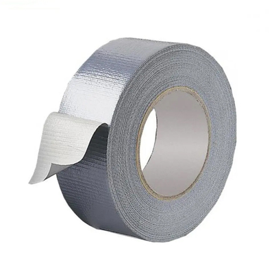 Prenda impermeable de goma sintética resistente Duck Cloth Tape For Carpet de plata de la cinta del capataz de la tela