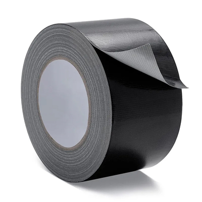 Cinta aislante del residuo de Duck Fabric Tape Black No del capataz
