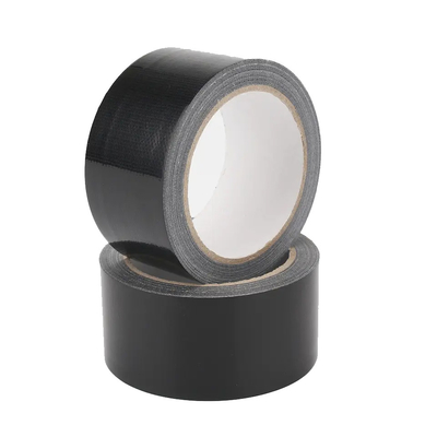 Cinta aislante del residuo de Duck Fabric Tape Black No del capataz
