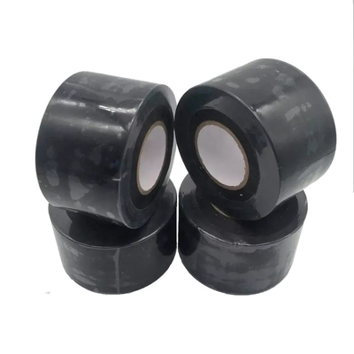 Cinta de sellado de conducto de PVC adhesivo fuerte de plata negra Cinta de aislamiento de tubería Hvac de conducto