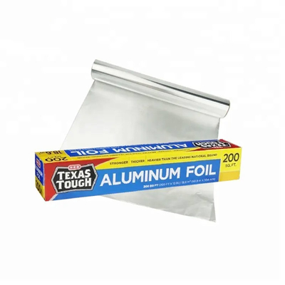 Rollo de papel del papel de aluminio de la cocina de la categoría alimenticia los 45cm adaptable