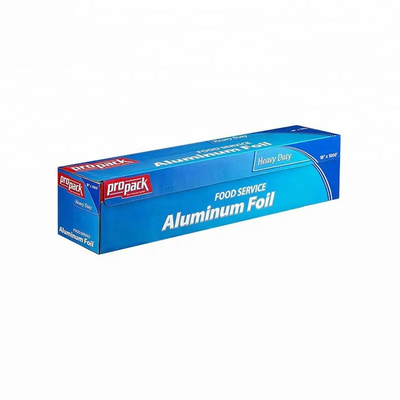 Comida que cuece el rollo de papel resistente del papel de aluminio con el cortador del diente de sierra
