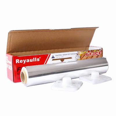 Cocina de la categoría alimenticia que cocina el rollo del papel de aluminio con la cuchilla plástica del metal del tenedor