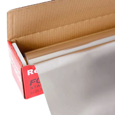 Cocina de la categoría alimenticia que cocina el rollo del papel de aluminio con la cuchilla plástica del metal del tenedor
