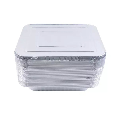 Tapa oblonga disponible baja resistente de Pan With de la hoja de los envases de comida del papel de aluminio