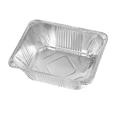 Envases de comida resistentes del papel de aluminio Pan With Foil Lid para llevar profundo disponible