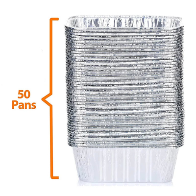 1LB hoja del envase de comida de los envases de comida del papel de aluminio de la aduana 8342 450ml con la tapa
