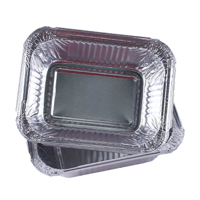el pequeño aluminio 260ml se lleva los envases que cuecen la comida disponible Tray With Lid del papel de aluminio