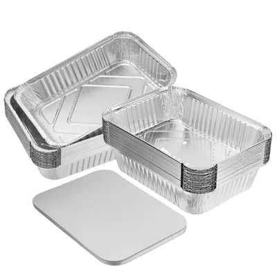 Envases disponibles de la hoja F4 83185 con la hoja de aluminio de la torta del rectángulo de las tapas 1750ml