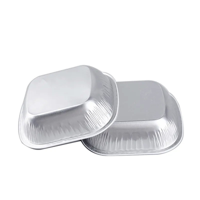 envases de abastecimiento de la comida revestida de aviones disponible de la línea aérea de los envases de comida del papel de aluminio 250ml con las tapas