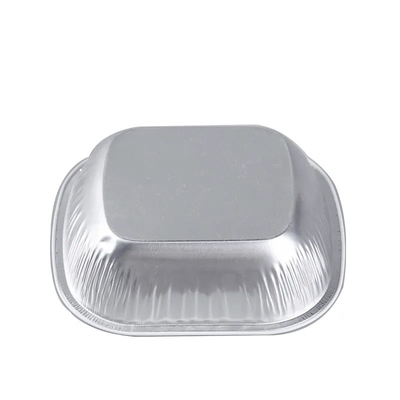 envases de abastecimiento de la comida revestida de aviones disponible de la línea aérea de los envases de comida del papel de aluminio 250ml con las tapas