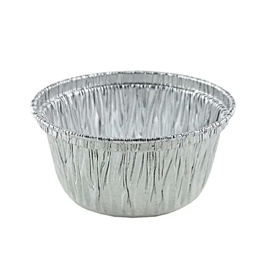 Redondo para llevar las tazas disponibles de los moldes de los envases de comida 130ml del papel de aluminio