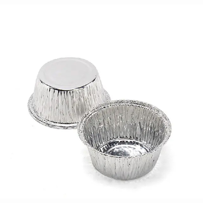 Redondo para llevar las tazas disponibles de los moldes de los envases de comida 130ml del papel de aluminio
