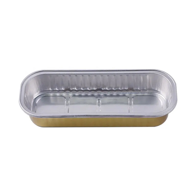 200ml Mini Loaf Aluminium Takeaway Box que cuece los envases grandes de la hoja